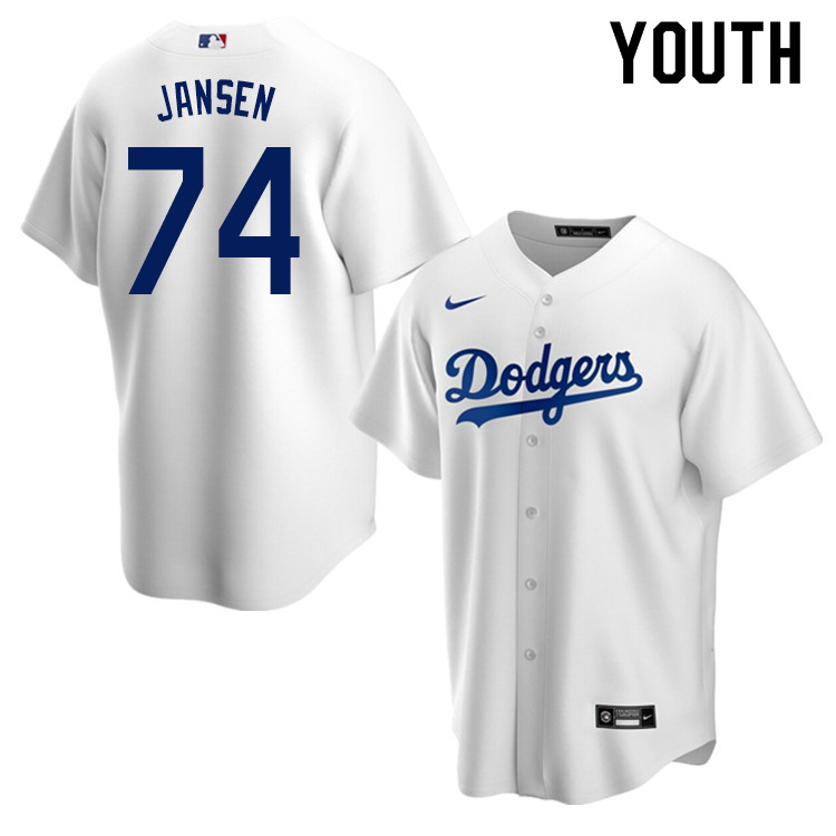 Nike Youth #74 Kenley Jansen Los Angeles Dodgers Baseball Jerseys Sale-White